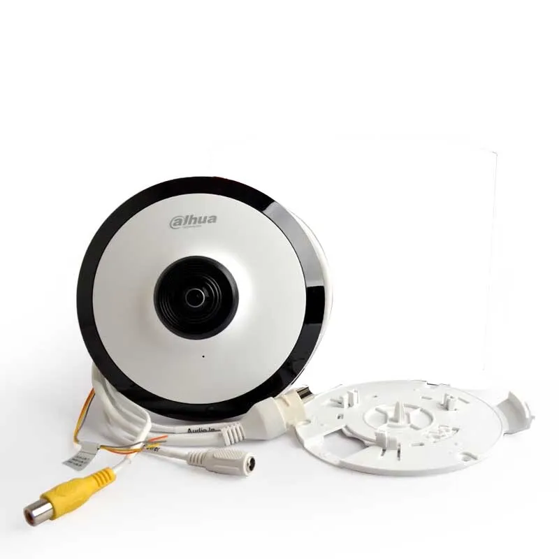Dahua IPC-EW5541-AS 5MP Panorama 180° built-in MIC & Audio Alarm Interface Support Heat Map POE WizMind IR 10M Fisheye Camera