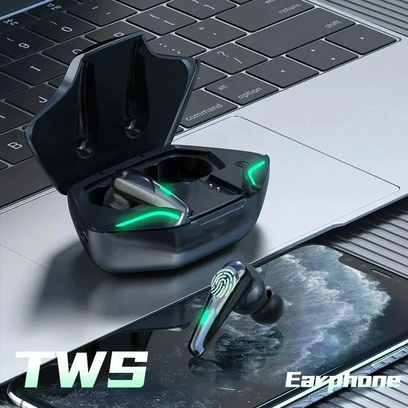 Bluetooth Headphones Gaming Wireless  Headset Earphone Bluetooth Earbuds HIFI With Mic Charging Box Game Headset