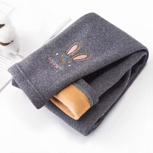 Autumn Winter Children Girl's Legging Thicken Warm Kids Girl Warm Plush Legging Trousers Elastic Waist Leggings Kids Pants - Image 9