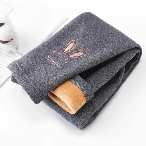 Autumn Winter Children Girl's Legging Thicken Warm Kids Girl Warm Plush Legging Trousers Elastic Waist Leggings Kids Pants - Image 9