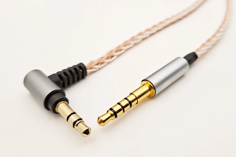 4-футовый 3,5 мм 6-жильный оплетенный аудиокабель OCC для наушников диаметром мм 300 мм 200