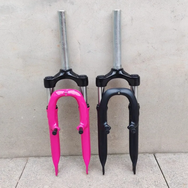 

Zoom 20-Inch V-brake Mountain Bike Shock Front Fork 28.6*178Mm Toothless Aluminum Shoulder Iron Front Fork