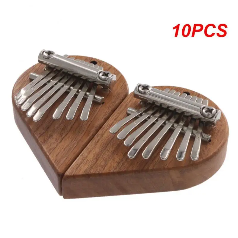 

10PCS Keys Mini Kalimba Thumb Piano Portable Exquisite Musical Easy-to-learn Harp Kids Mbira Instrument Beginner Finger Gift Ad