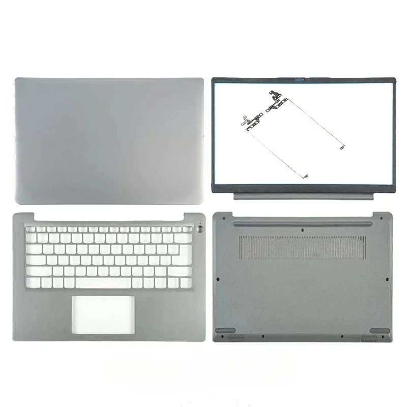 New Shells For Lenovo Ideapad 3 3-14ITL6 3-14ADA6 3-14ALC6 2021 LCD Back Cover Bezel Palmrest Bottom Hinges Laptop Housing Case