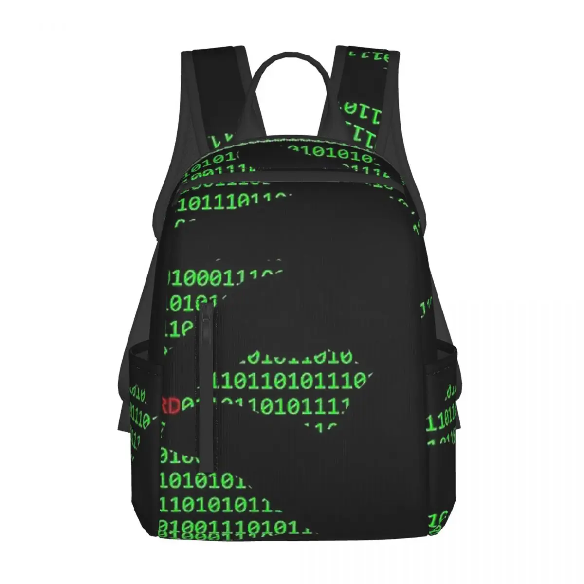 

Hacker Code Binary Code Geek Science Computer Backpack Large Capacity Kids BookBag School Bag Shoulder Bags for Men Women