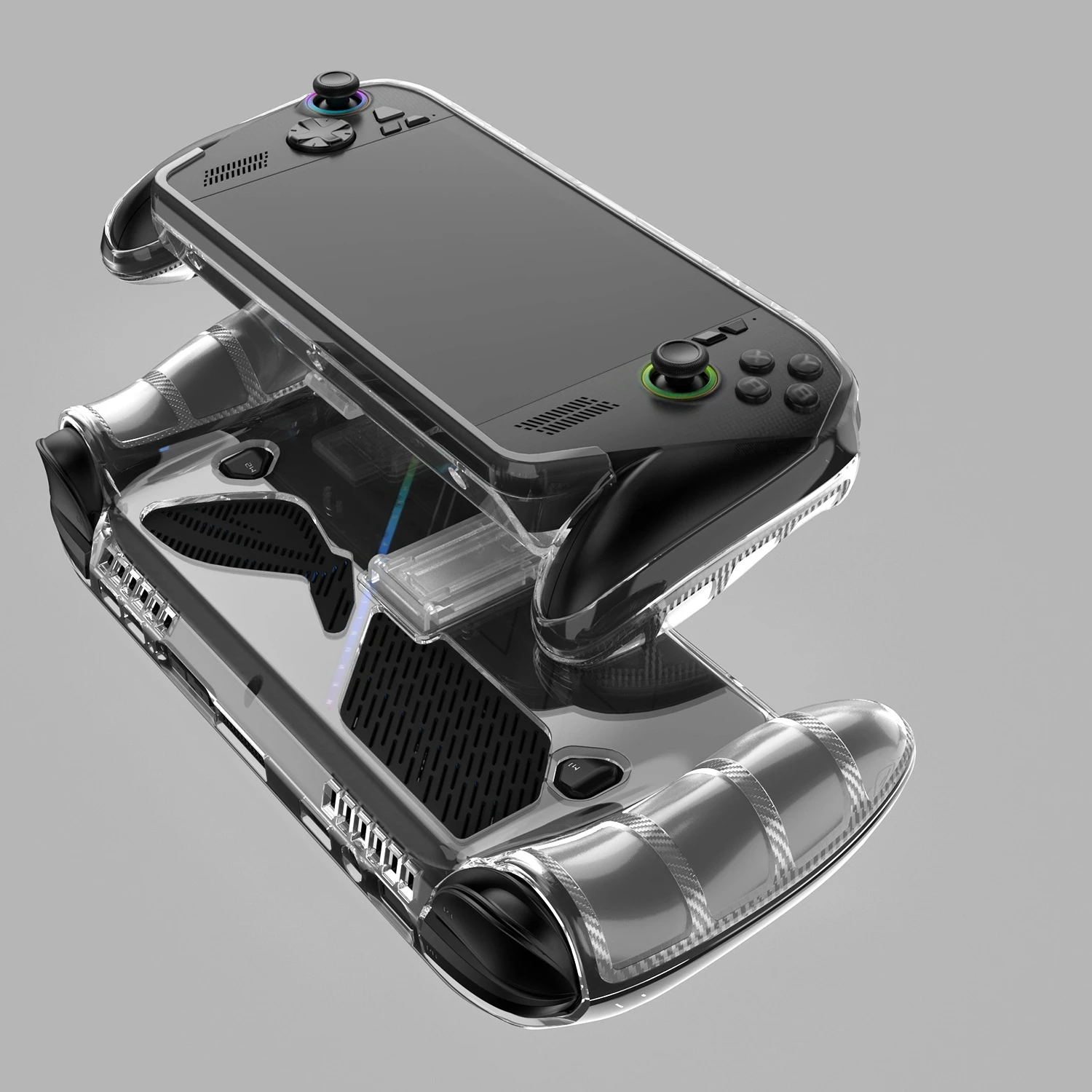 

Hand Grip Cover Case with Stand for ROG Xbox ALLY /ALLY X Game Console, Protective Cover TPU Cooling Shell Stand Holder Case