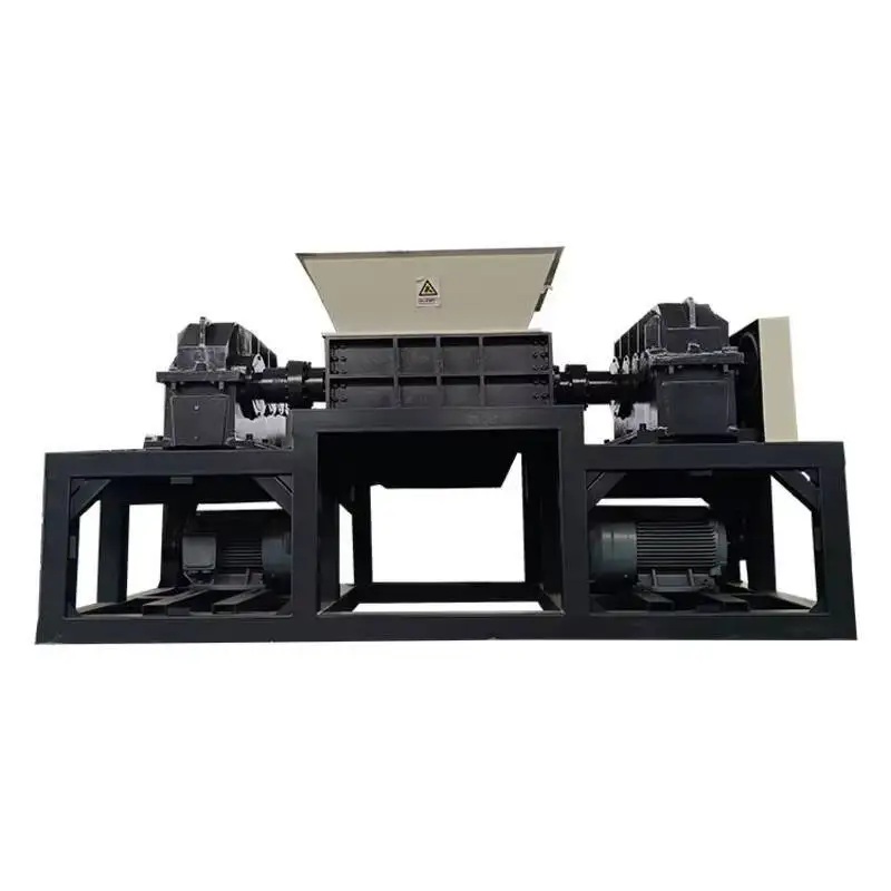 Uniform Crushing Low Energy Consumption Large Solid Dual Shaft Shredder for Woven Bags Waste Fabric