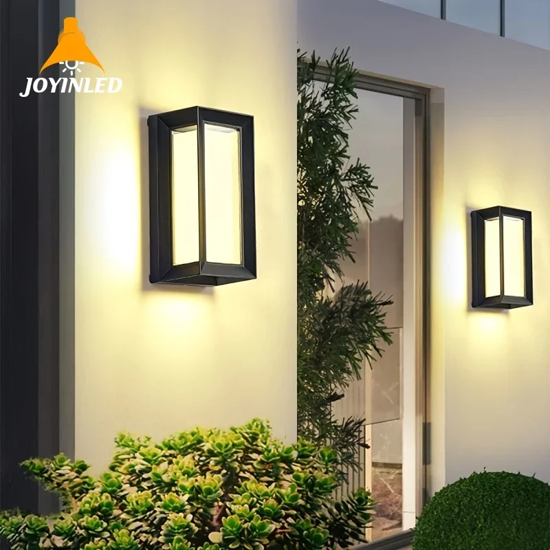 

1pc Outdoor Wall Light LED Balcony Light Garden Corridor Outdoor Lighting 3000k Warm White Light Villa Courtyard Fence Hall Park