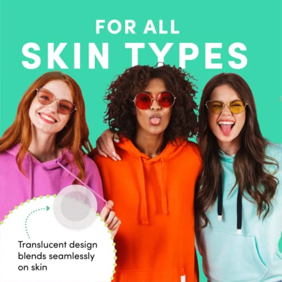 Pimple Patches For Face Fast Acting Translucent Hydrocolloid Zit Patches that Unclog Pores Korean Skincare Vegan Cruelty Free 6