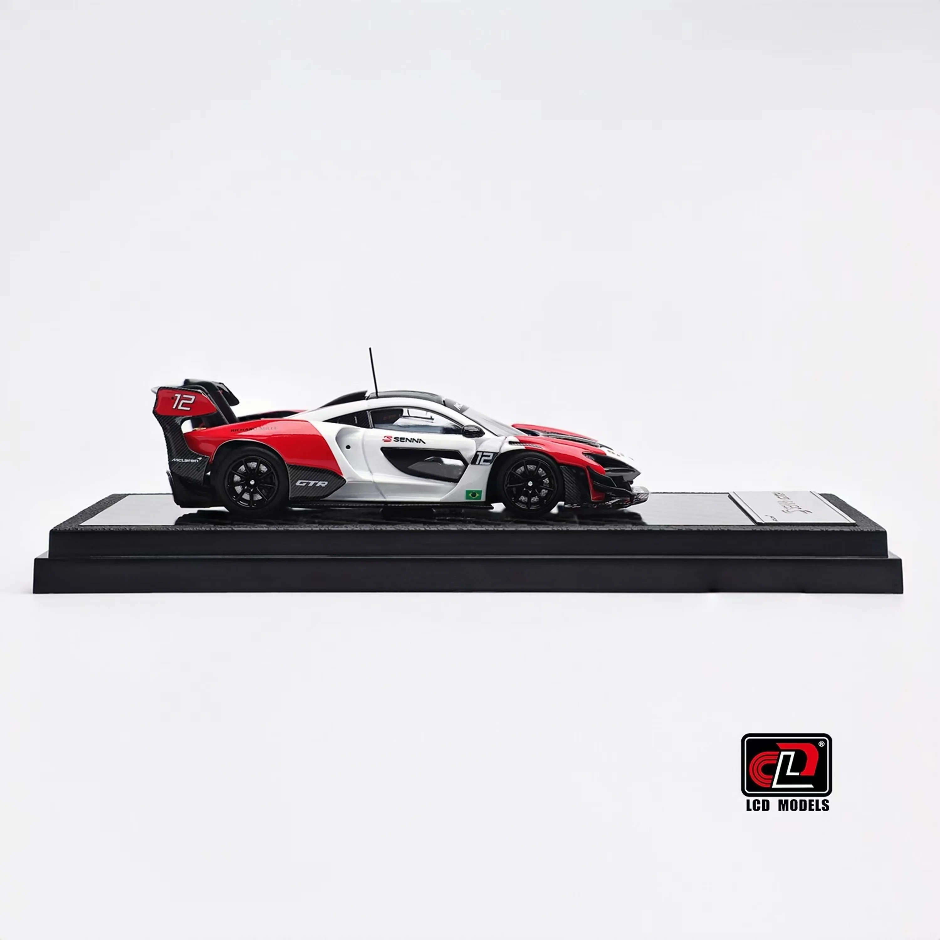 New LCD 1/64 Car Model Mclaren GTR Senna Car Model Simulation Model Diecast Model Collectible Ornament Custom Birthday Toy Gift