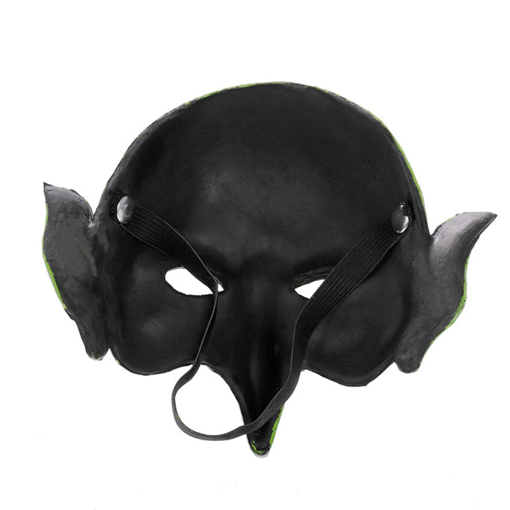 Old Witch Cosplay Mask para Mulheres, Assustador Coringa, Feiticeira PU Máscaras, Monstro Verde, Nariz Grande, Casa Assombrada, Festa de Carnaval