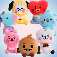 BTed 21Plush Toys Kawaii Mini Keychain Anime Pendant Ornament for Kids 12-22cm Bt Peripherals Soft Stuffed Animals Doll Gift