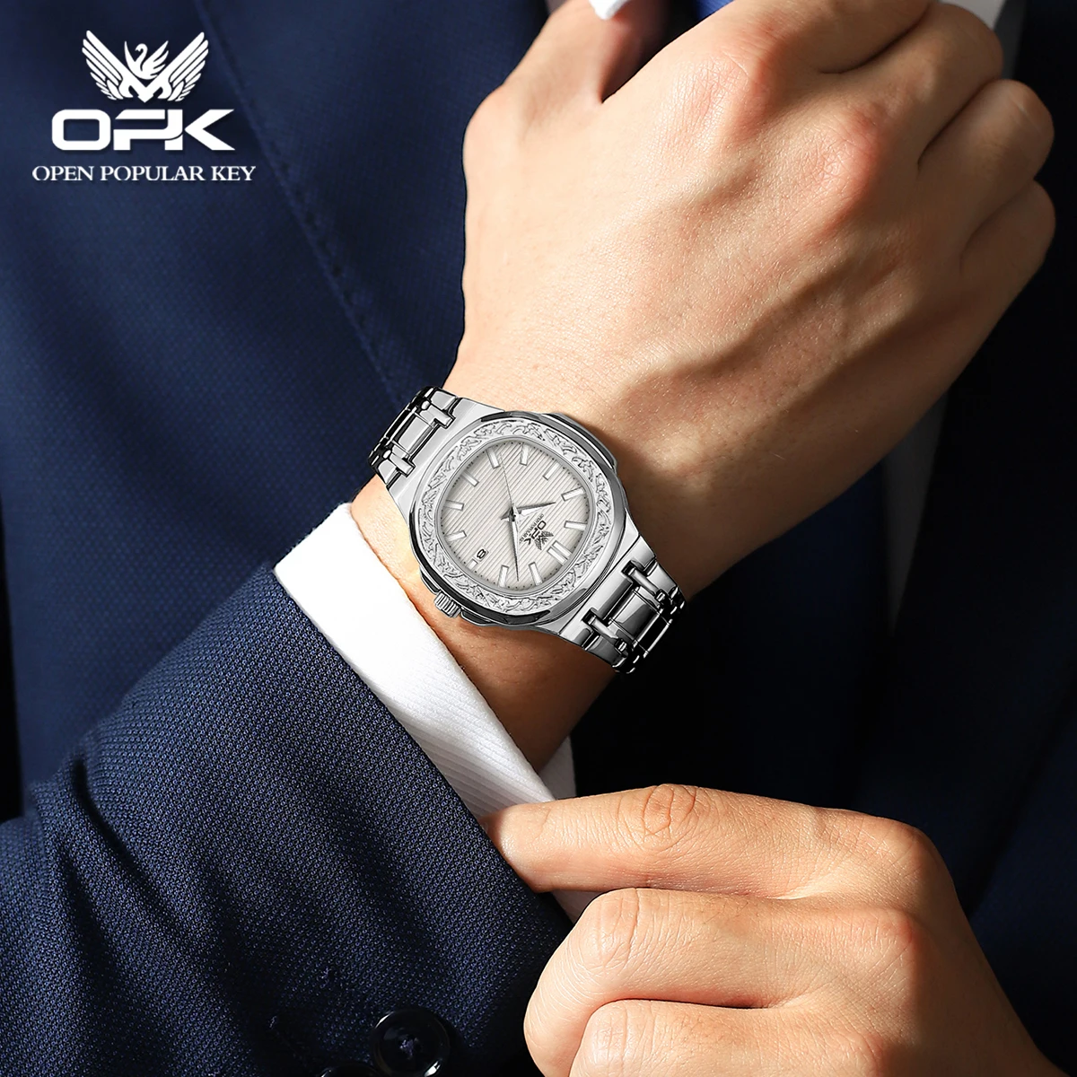 OPK 8145 Heren quartzhorloge W - Smartwatch Branded Watches For Men recensie en prijs