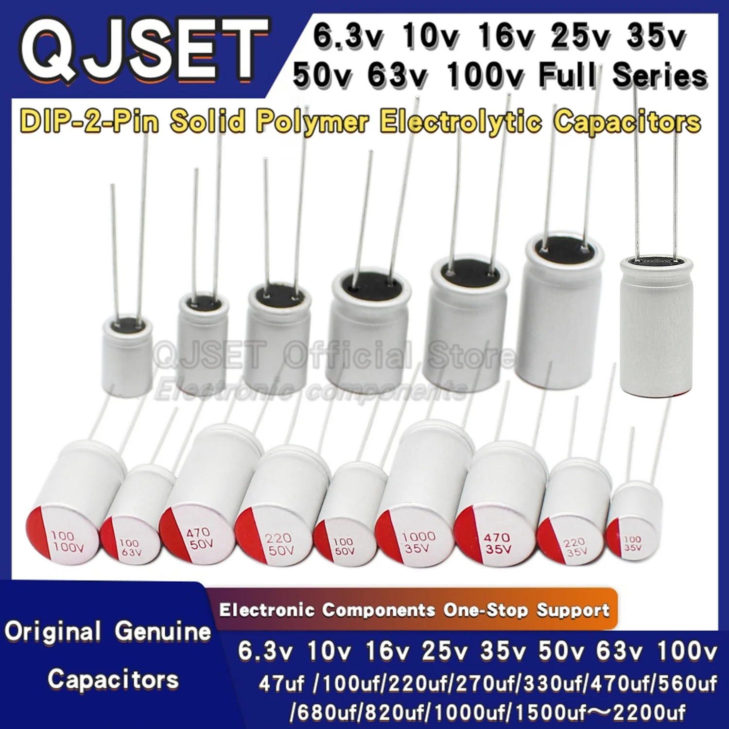 10Pcs Dip Solid Cap… - image