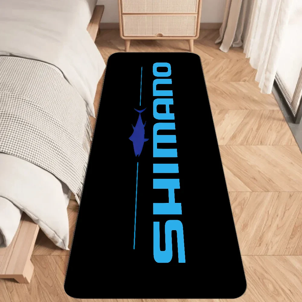 S-Shimano Floor Mat Graphic Printed Flannel Doormats for Bathroom Kitchen Entrance Carpet Home Decor