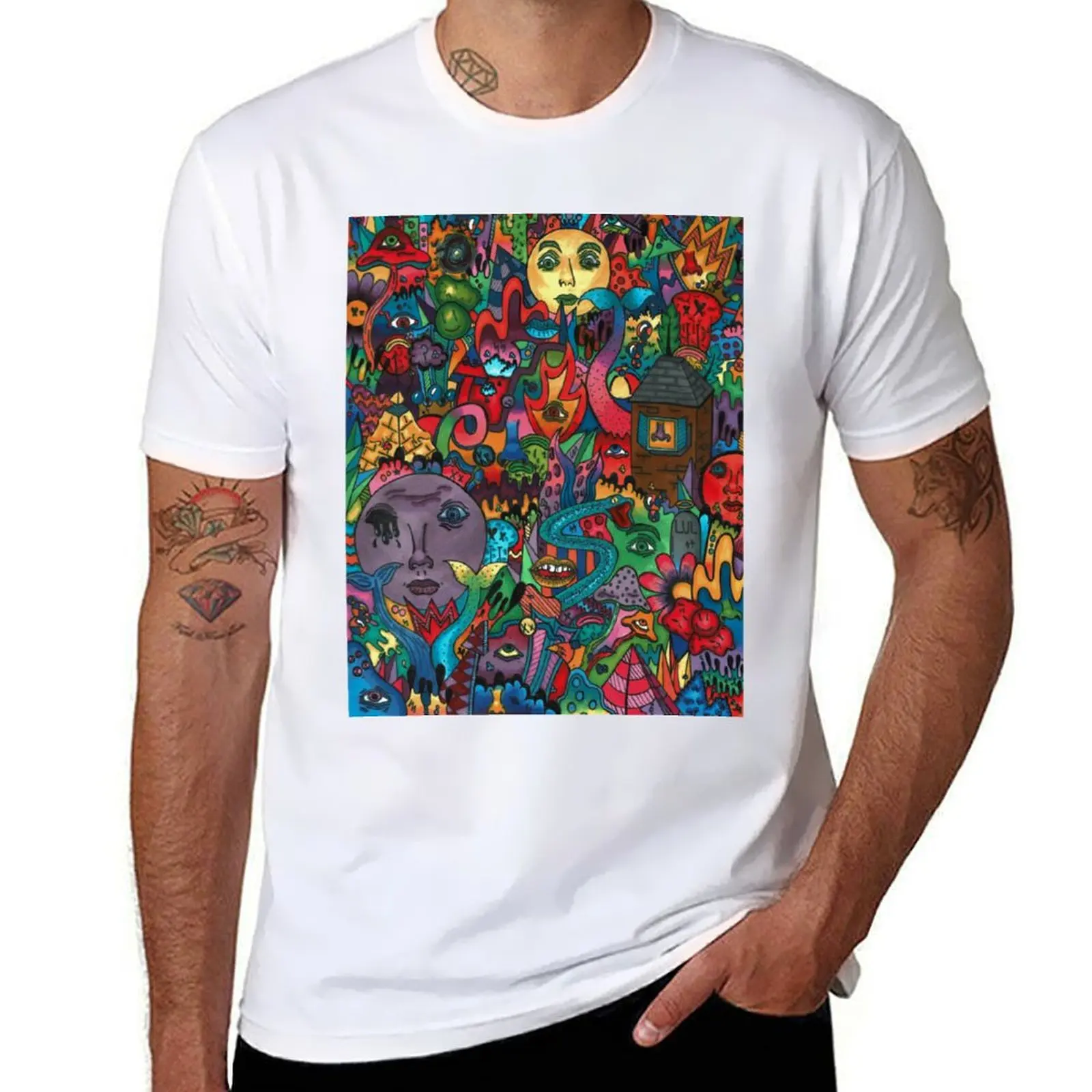 

Everything Doodle T-Shirt t shirt for man 100 percent cotton mens graphic t shirts