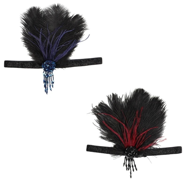 

Headdress Women Elegant Glitter Headband Wedding Headbands for Bride N58F