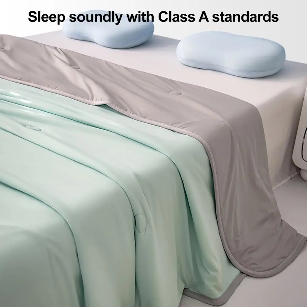 

Non-sticky Blanket Breathable Comforter for Hot Sleepers Night Sweats Non-sticky Air Condition Quilt for Relief Summer Summer