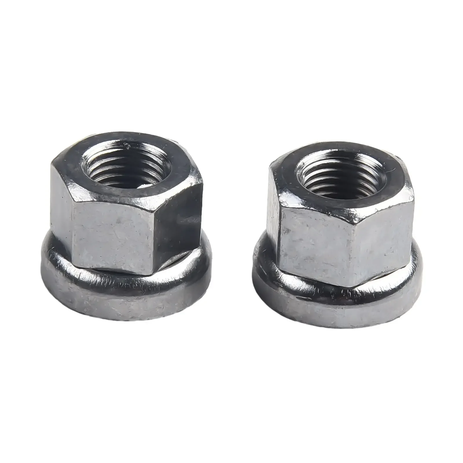 2PCS Stainless Steel Bike / Cycle Wheel Axle Track Nuts Sizes M9/M10 Flower Drum Nut Rear Axle Nut Rear Wheel Screw Anti-Skid