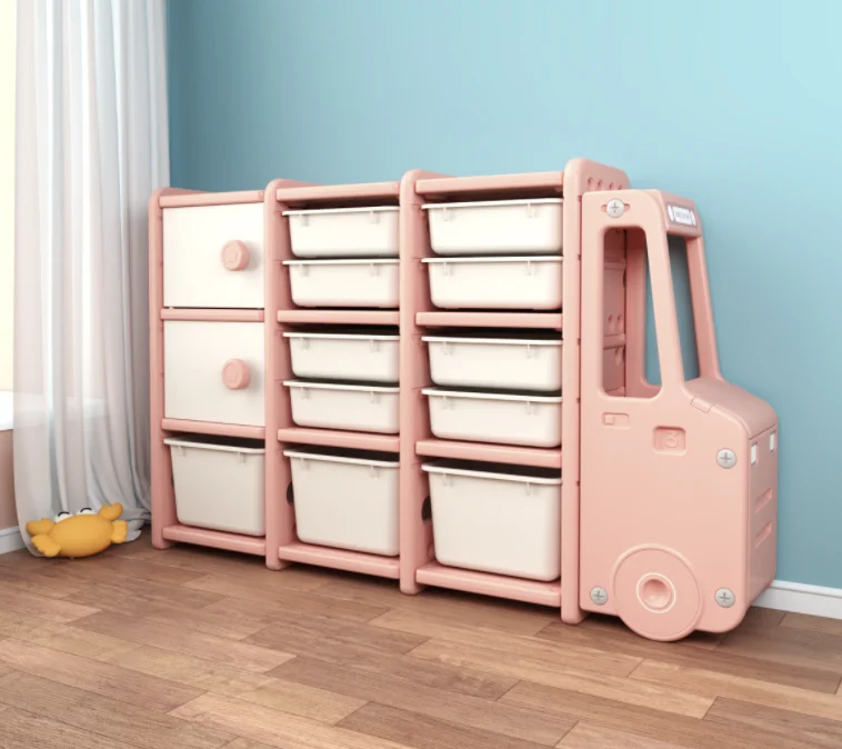 Armoire de rangement de voiture de dessin animé pour enfants, couche minimaliste moderne, jouet pour bébé, vente en gros, T1, le plus récent