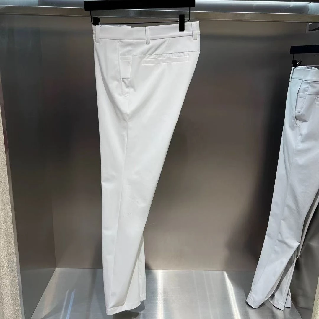 2026 Men’s Premium Golf Pants Lightweight Wrinkle-Resistant Straight Fit Trousers Spring Summer Casual Sports Wear