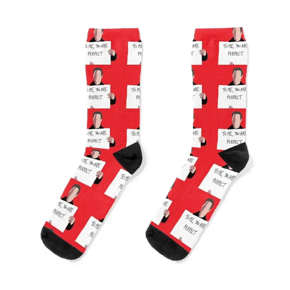 

Love Actually - To Me, You Are Perfect Socks Stockings New year's Girl'S Socks Men's