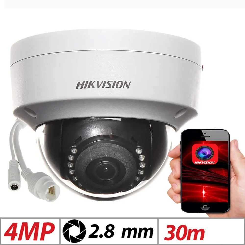 Hikvision 4MP Home Surveillance Powerful dome  POE IP Camera  DS-2CD1143G0-I Fixed dome IP Camera