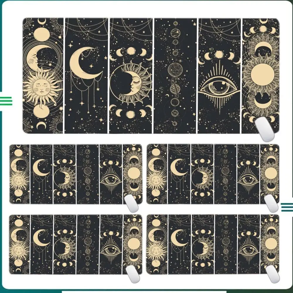 

Zodiac-themed Mouse PadLarge Computer Office Gaming Desk MatXXL Rubber Anti-Slip Edged Keyboard PadLong Desk Mat 900x400mm