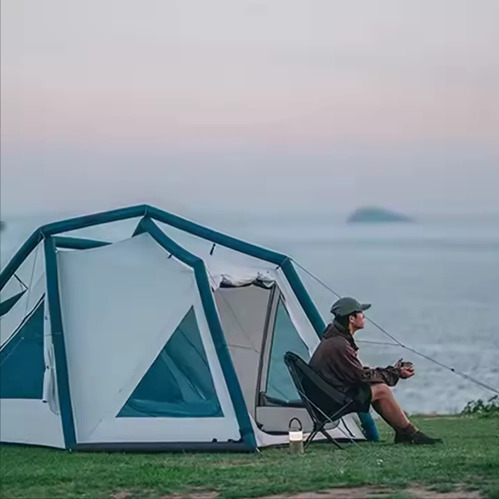 Compact Ultra-Lightweight Swag Air Column Tent Factory Wholesale Outdoor Hiking Camping Tent Double Layer Travel Inflatable Tent