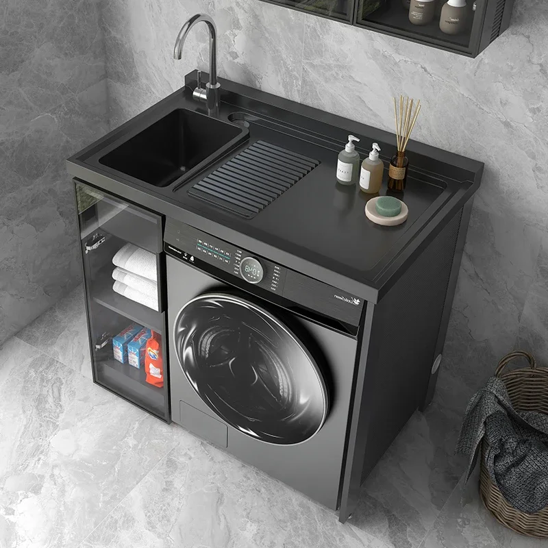 

Alumimum Wash Wardrobe Integrated Inter-Platform Basin Balcony Washing Machine Partner Sink Washboard