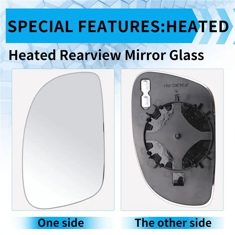 Heated Rearview Mirror Glass Car Accessories For VW Beetle / Cabriolet 1999-2010-T61C - view 4