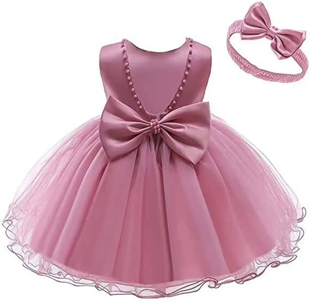 Baby Dresses Newborn Gown Dresses Christmas Princess Dress Evening Costumes Party Dresses For Girls 0-24 Months