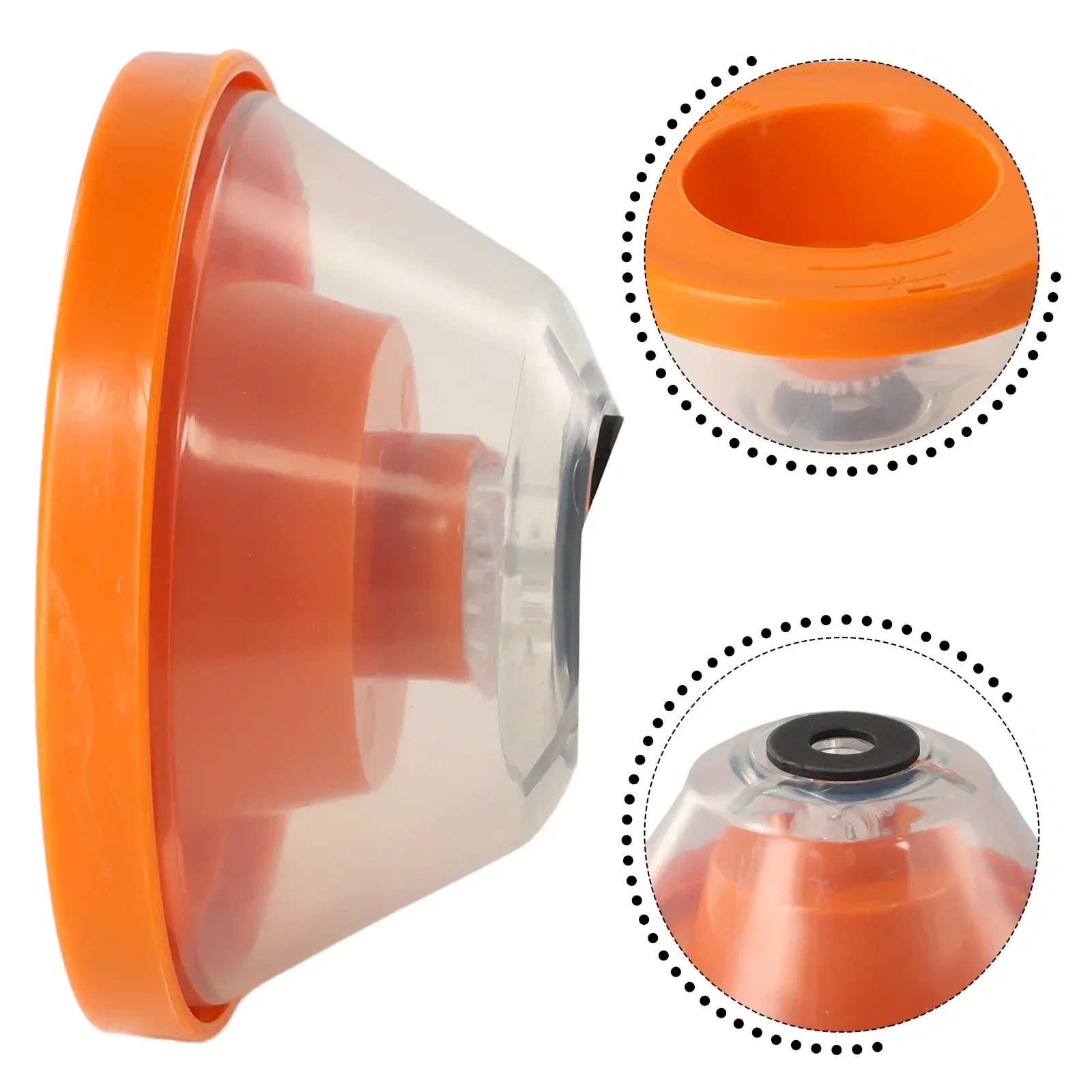 Electric Drill Dust Cover Ash Bowls Hammer Dust Collector Power Tools Accessory Anti-slip Orange