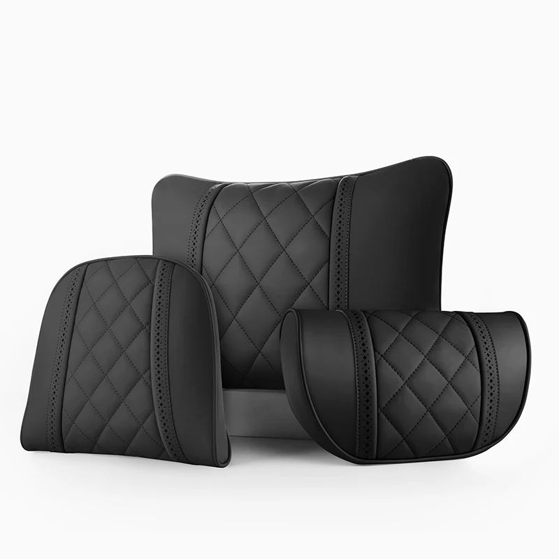 For Mercedes Benz Maybach S-Class Headrest Luxury NAPPA Leather Car Pillows Car Travel Neck Rest Pillows Seat Cushion Pillow