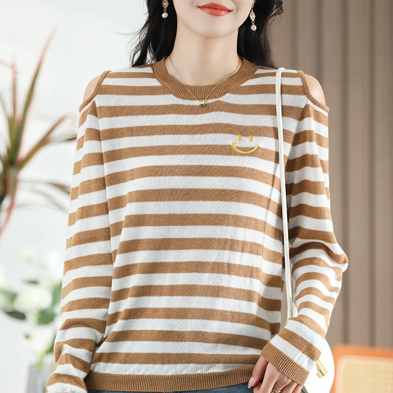 2023 Autumn Winter Women\'s Cashmere Sweater Pullover O-Neck  Casual Fashion  High Quality Warmth