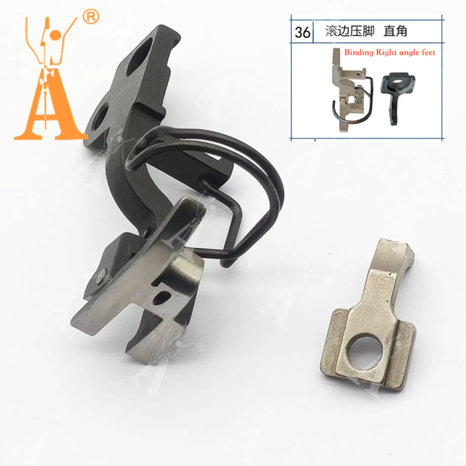 5490 هيمينغ قطعة قدم الضغط في ماكينة الخياطة نوع RESSER القدم والمشي مجموعة ل JUKI DLU-490، DLU-5490 #2