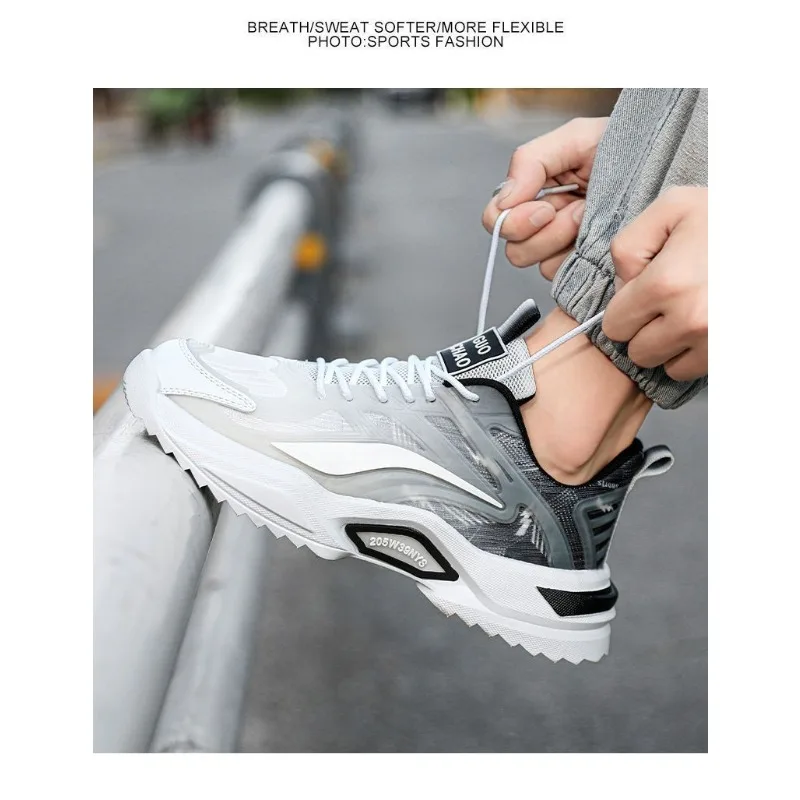 2026 Spring New Men's Breathable Mesh Dad Sneakers All Mat Casual Daily Streetwear Youth Student Sports Footwear