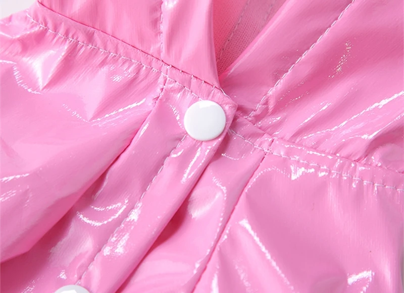 Hundekleidung mit Kapuze, Regenmäntel, reflektierender Streifen, Hunde-Regenmantel, wasserdichte Jacken, atmungsaktive Outdoor-Kleidung für Welpen, Regenmantel – Detail 10