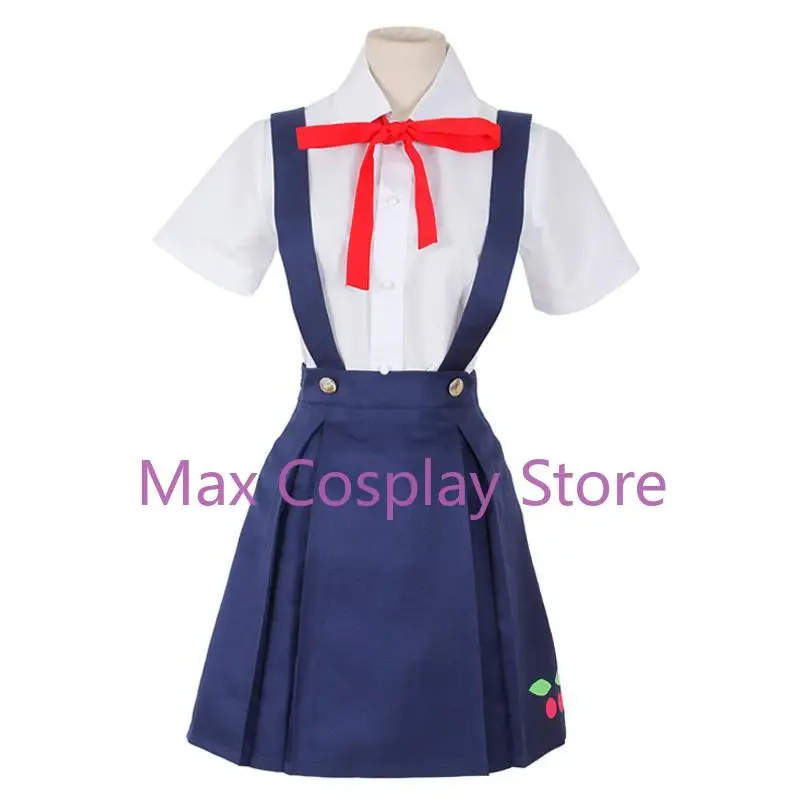 Max Cos Bakemonogatari Hachikuji Mayoi Cosplay Costume Custom Made