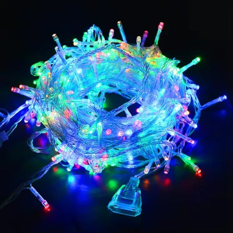 

Hot sale 10M 20M 30M 50M 100M LED Strings Fairy Light Christmas lamp Wedding Decoration 110V 220V Waterproof led lights
