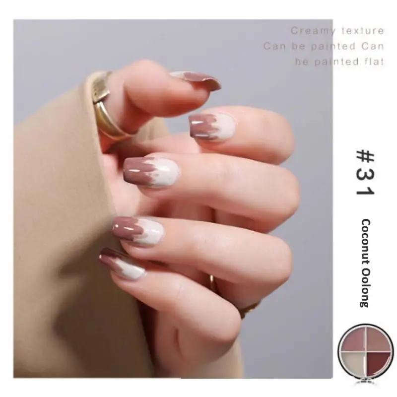 Traslucido facile applicazione attraverso la vernice Gel Manicure a casa Nail Art Design pigmentazione intensa Soak Off uso Versatile Uv