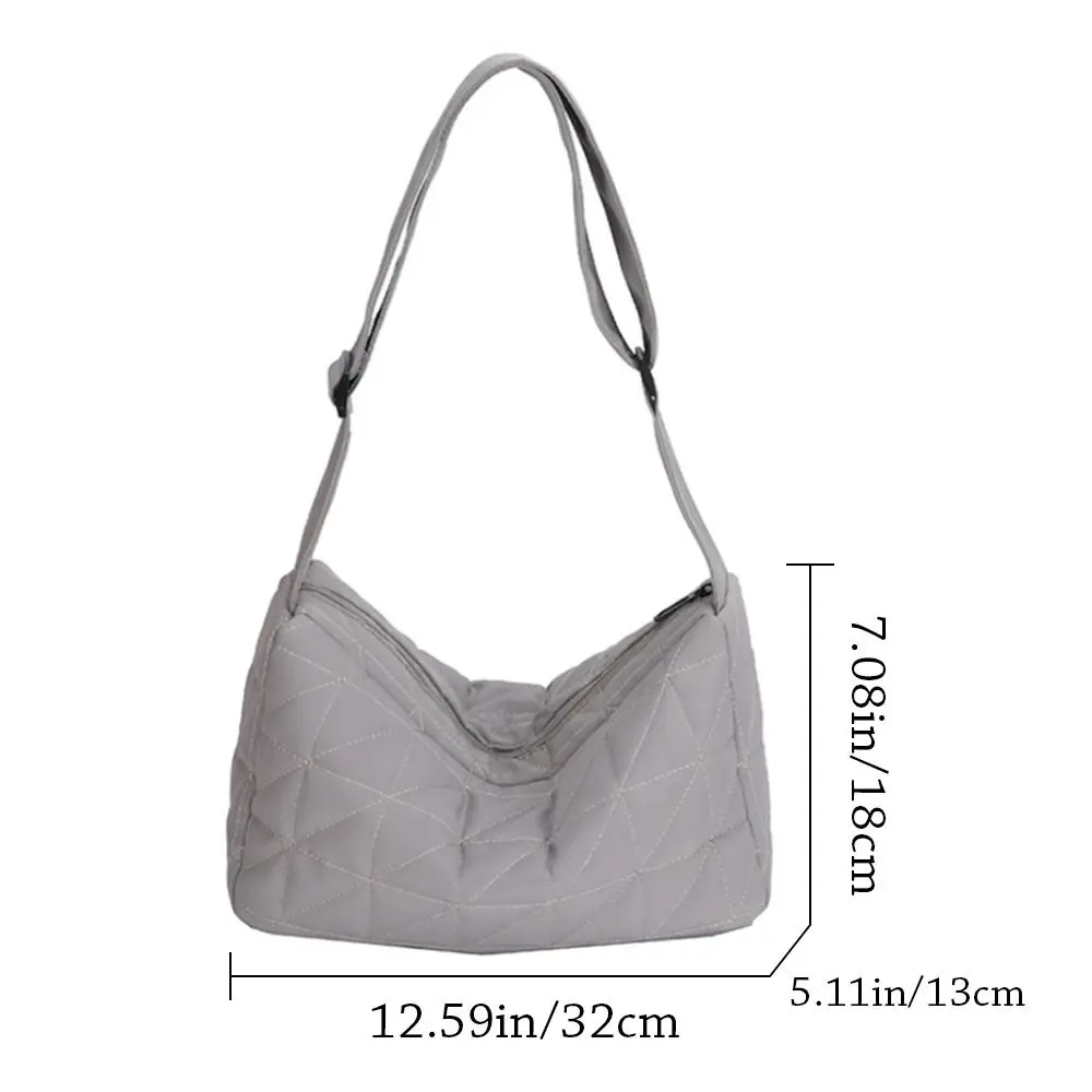 Women Casual Large-capacity Shoulder Crossbody Bags Fashion Down Cotton Tote Bags Fashion Space Cotton Padded Handbags