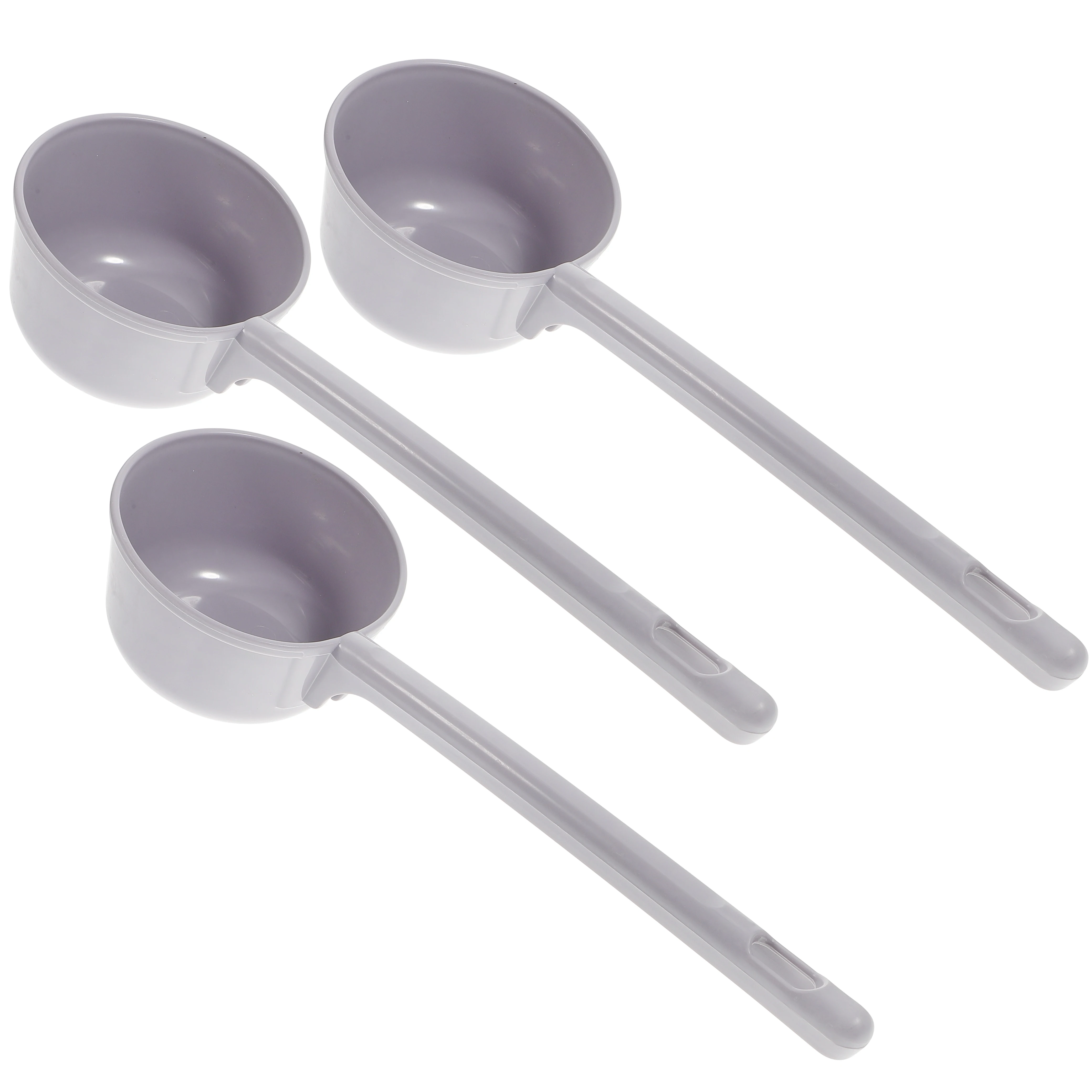 

3PCS 650ml Kitchen Water Ladle Plastic Soup Spoon Long Handle Multi Functional Cooking Utensil Food Serving Spoon