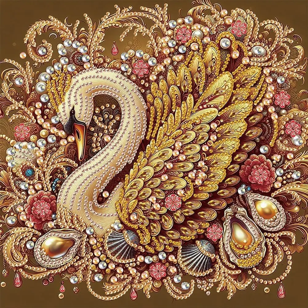 

Наборы для алмазной вышивки Stalente для взрослых: Лебедь, 5D наборы для алмазной живописи специальной формы для начинающих, кристаллы и стразы