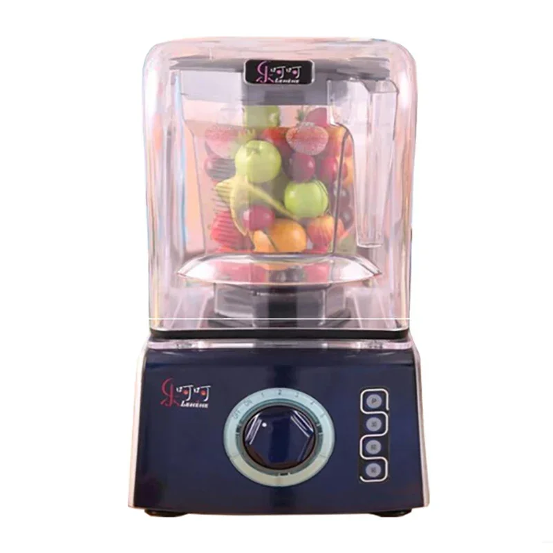 ماكينة صنع السموزي التجارية متعددة الوظائف ، آلة تكسير الثلج والفاكهة ، خلاط السموذي ، 1.2 لتر