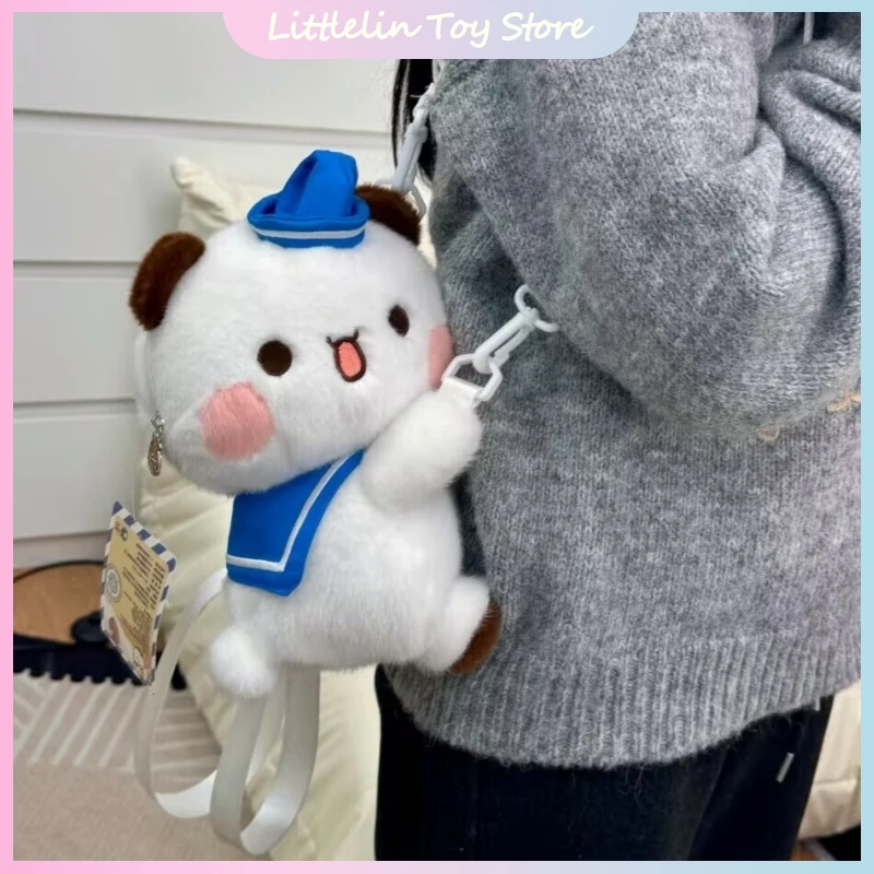 Oryginalny plecak Yier i Bubu, pluszowy, w stylu marynarskim, do szkoły, dla ucznia, do dojazdów do pracy, duża pojemność, prezent urodzinowy.