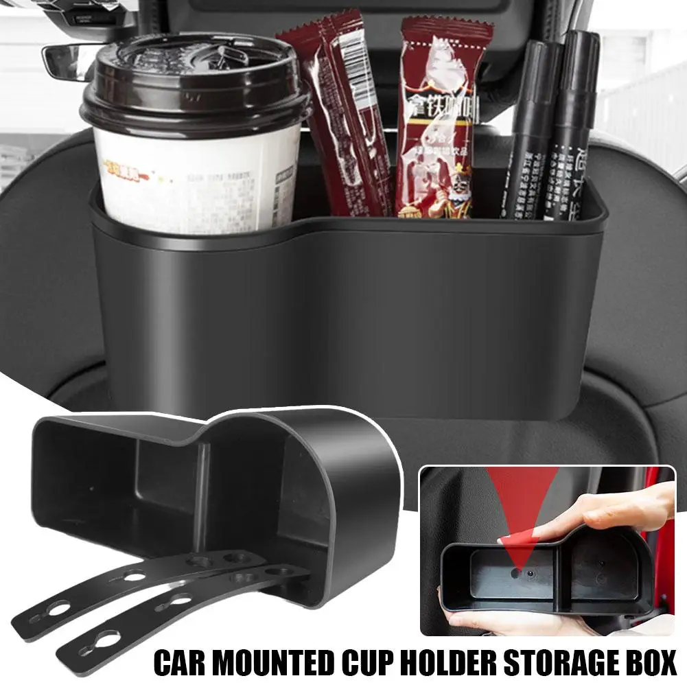 Car Cup Holder Multifunctional Headrest Seat Back Mount Organizer Holder Accessories Box Drink Vehicle Storage Cup O7L5