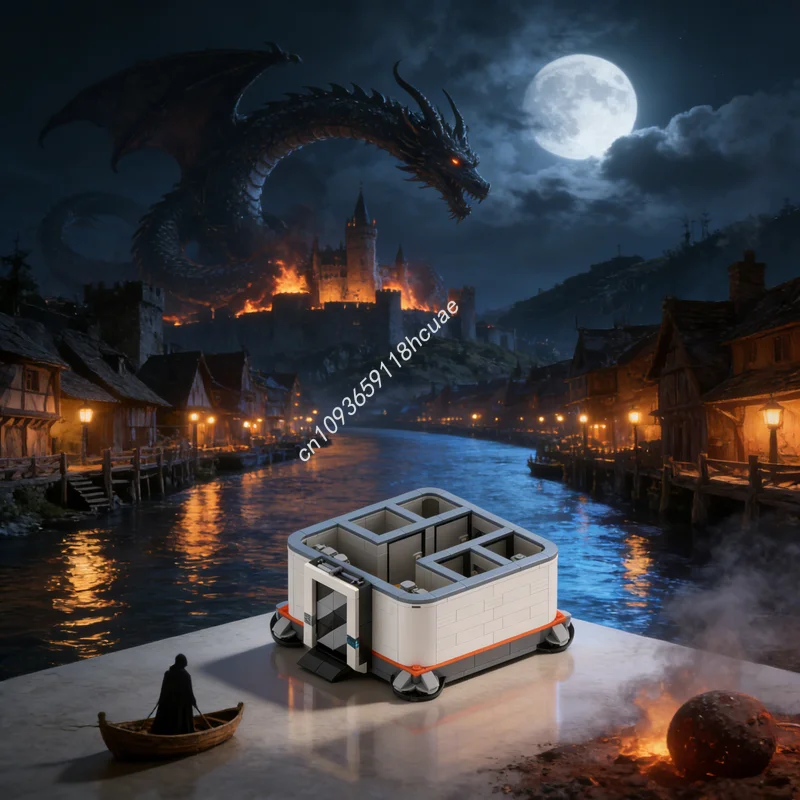 

582pcs MOC Hygiene Module Space Model Building Blocks Toy Construction Assemble DIY Creative Idea Christmas Gifts Education