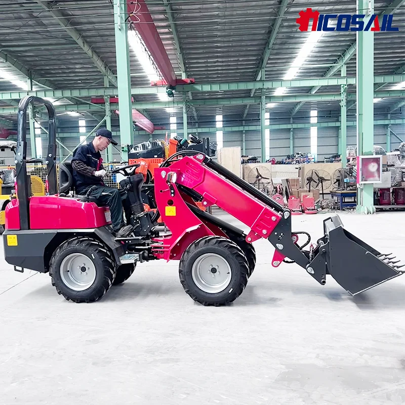 

CE EPA Engine 1.8 Ton Four-Wheel Drive Mini Compact Boom Articulated Front End Telescopic Arm Loader