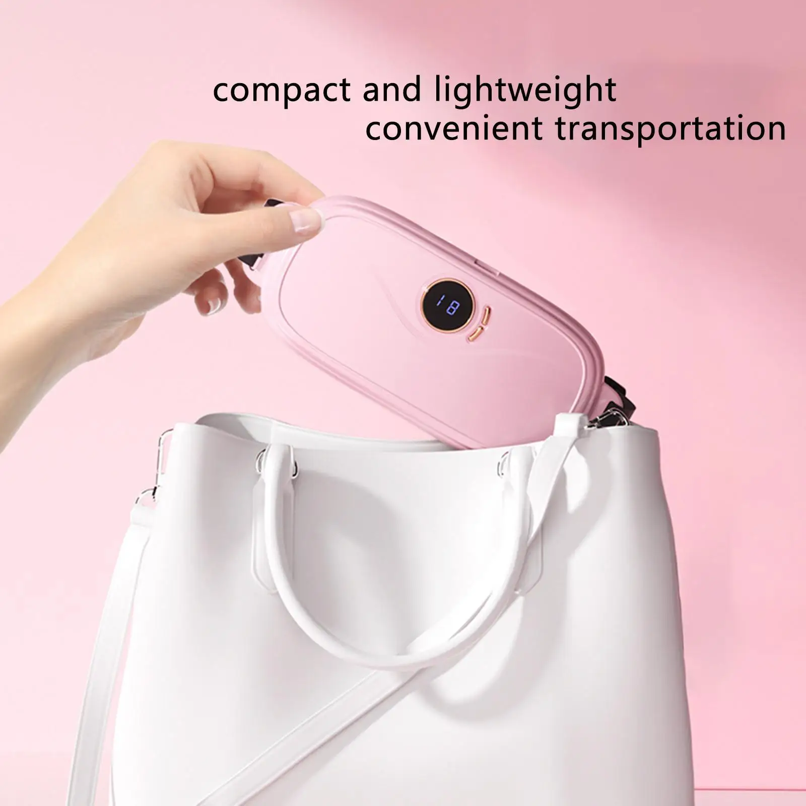 

Электрическая менструальная грелка, перезаряжаемая, 9 уровней нагрева, пояс с подогревом, теплый пояс, устройство для массажа живота для девочек, подарок